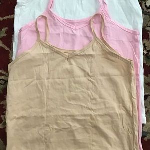 Girls cami under shirt size 10-12